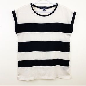 Forever 21 Block Stripe Top Size S